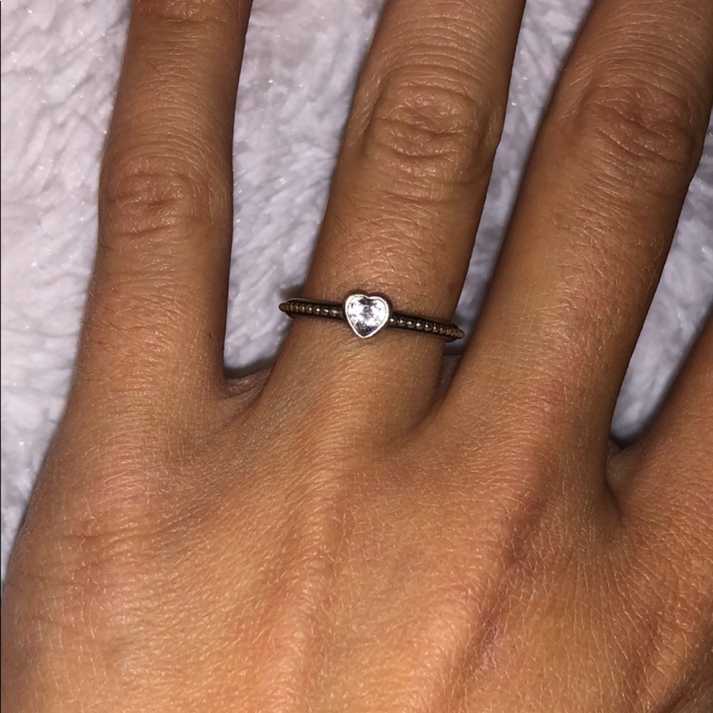 Heart Pandora ring size 7